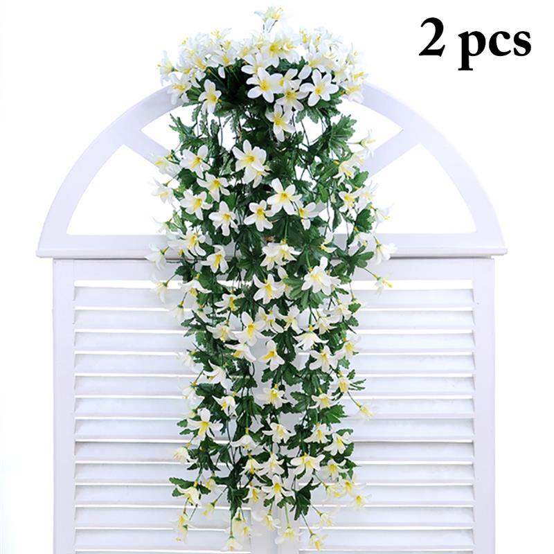 2Pcs Lily Flower Artificial Flower Vine Fake Rattan Hanging Orchid Wall Hanging Plant Home Garden Living Room Decoration, Pink
2Pcs Lily Flower Artificial Flower Vine Fake Rattan Hanging Orchid Wall Hanging Plant Home Garden Living Room Decoration, Pink