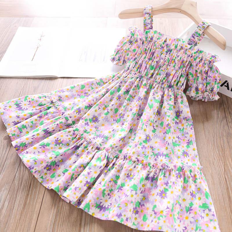 Girls Summer Dress New Princess Dresses Off-Shoulder Floral Party Formal Flower Dress Sundress Kids Dresses for Girls 3-7Y, Yl059- white
Girls Summer Dress New Princess Dresses Off-Shoulder Floral Party Formal Flower Dress Sundress Kids Dresses for Girls 3-7Y, Yl059- white
