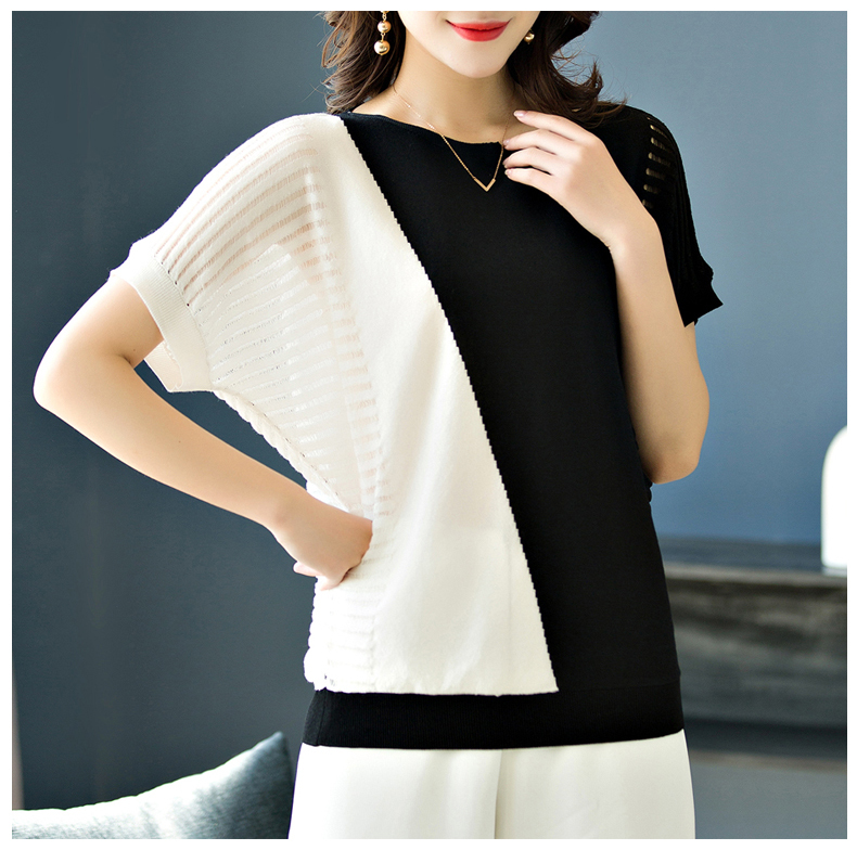 Women shirts 2019 ladies tops korean fashion clothing white shirt Hollow Out shirts women blouses tops Batwing Sleeve 3532 50 MX200407