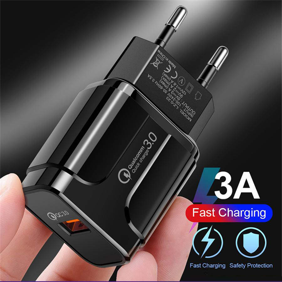 Quick Charge 3.0 Fast charger USB portable Charging Mobile Phone Charger For iPhone Samsung Xiaomi Huawei
Quick Charge 3.0 Fast charger USB portable Charging Mobile Phone Charger For iPhone Samsung Xiaomi Huawei