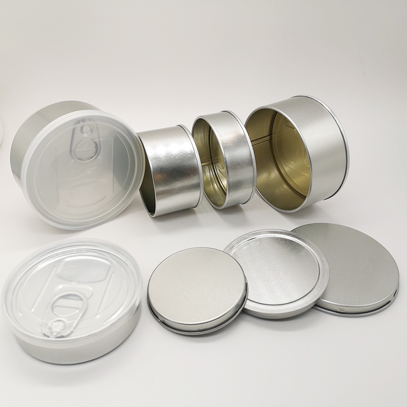 Customize Metal Can 3.5 Gram Empty Tin Cans Packaging Easy Pull Ring Aluminum Food Grade Press In Jars All Size OEM Available Customized
