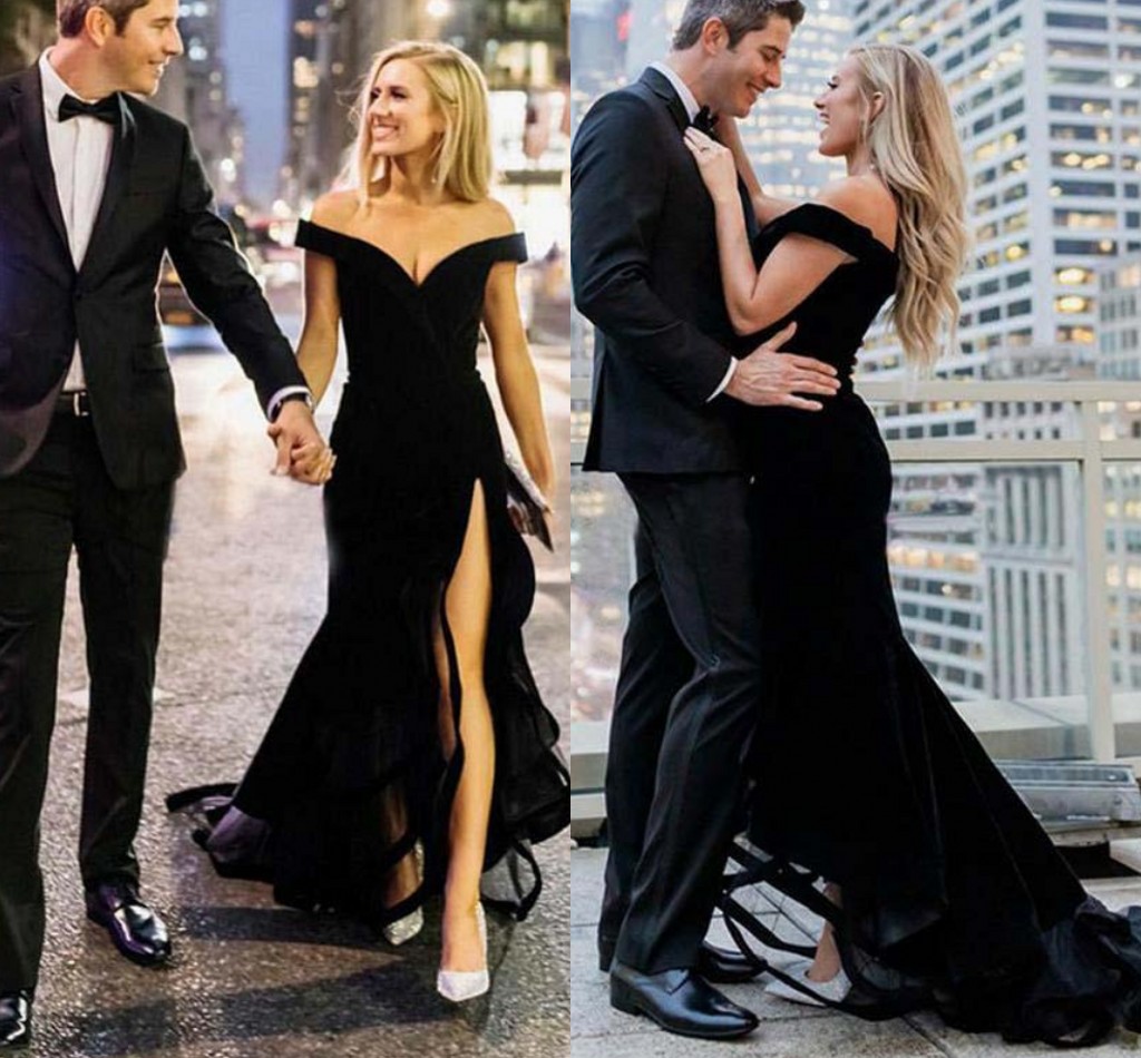 Sexy Black Velvet Evening Formal Dresses Off the shoulder V neck High Slit Ruched Tulle Prom Red Carpet Dress Gowns New, Blue
Sexy Black Velvet Evening Formal Dresses Off the shoulder V neck High Slit Ruched Tulle Prom Red Carpet Dress Gowns New, Blue