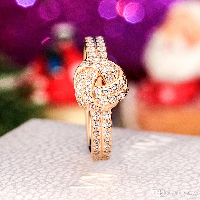 NEW Womens 18K Rose Gold CZ Diamond RING Set Original Box for Pandora Real 925 Silver Luxury Fashion Wedding Gift Ring
NEW Womens 18K Rose Gold CZ Diamond RING Set Original Box for Pandora Real 925 Silver Luxury Fashion Wedding Gift Ring