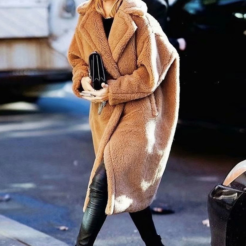Winter Women 2020 Autumn Casual Loose Solid Long Lamb Coat Female Vintage Plus Size Thick Faux Fur Jackets Coats, Beige
Winter Women 2020 Autumn Casual Loose Solid Long Lamb Coat Female Vintage Plus Size Thick Faux Fur Jackets Coats, Beige