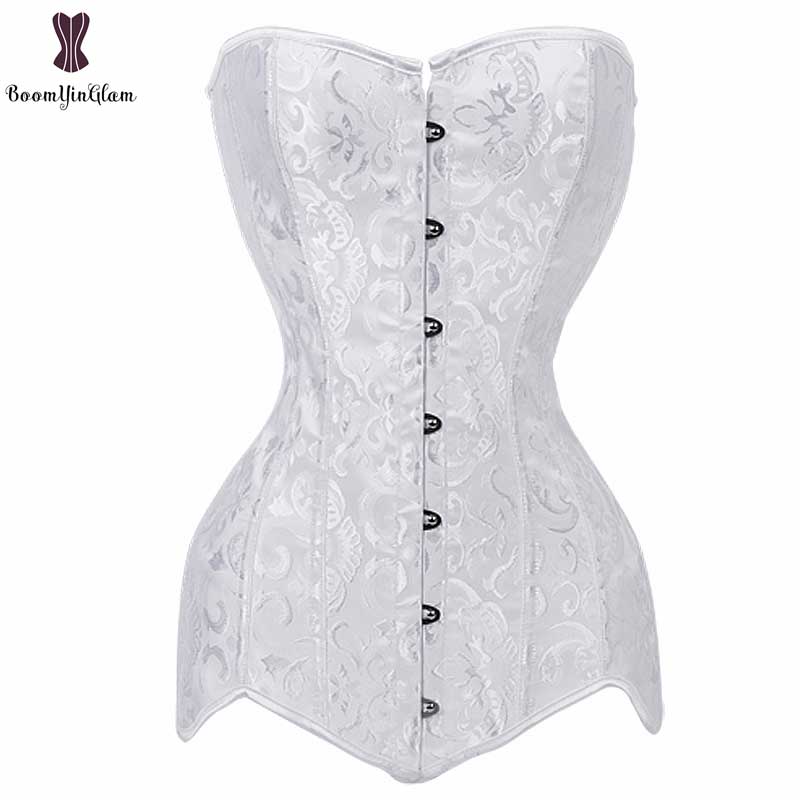 Drop Shipping Corset Long Torso Corsets Cheap Black White Korset Overbust Waist Slimming Floral Bustier Women Plus Size Gorset
Drop Shipping Corset Long Torso Corsets Cheap Black White Korset Overbust Waist Slimming Floral Bustier Women Plus Size Gorset