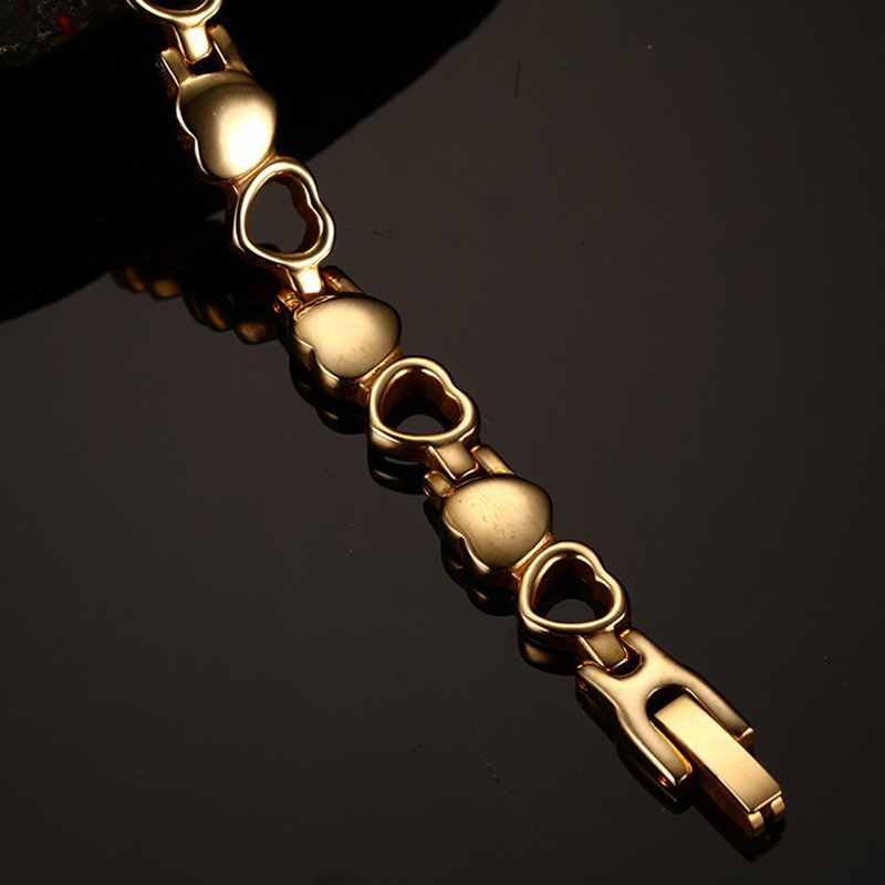 316L Stainless Steel Women Magnet Health Energy Bracelets Fashion Ladies Magnetic Love Bangle Function Pulseras Jewelry Accessorie