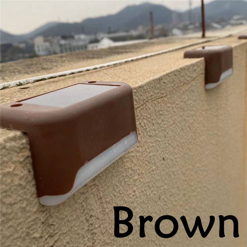 LED Solar Path Stair Outdoor Light Landscape Lamp Energy-efficient Driveway Fence Lights for Stair Courtyard Droshipping