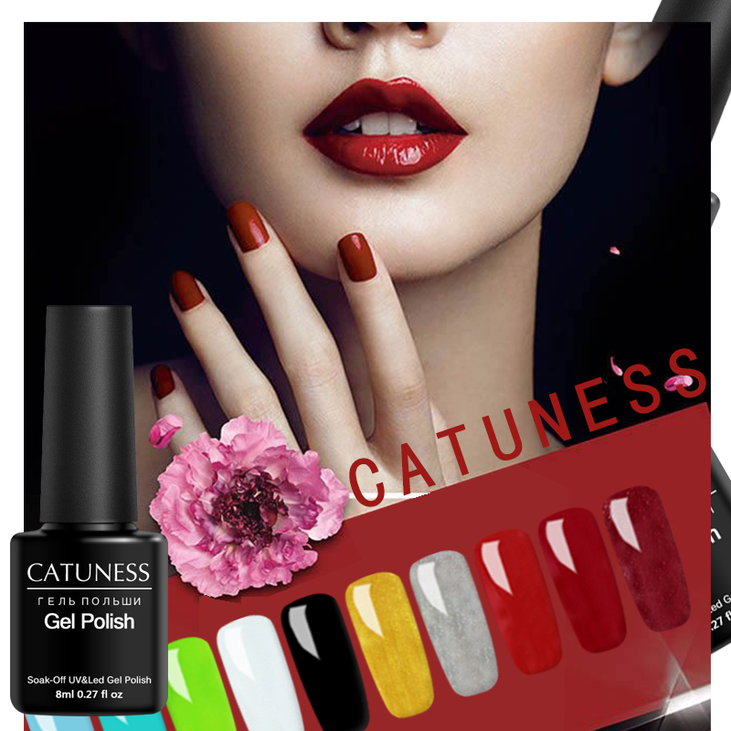 CATUNESS Nail Gel Polish For Manicure UV LED 60 Colors Nail 8ml Varnish Hybrid Semi Permanent Gel Lacquer Art Design Tools, 61white
CATUNESS Nail Gel Polish For Manicure UV LED 60 Colors Nail 8ml Varnish Hybrid Semi Permanent Gel Lacquer Art Design Tools, 61white