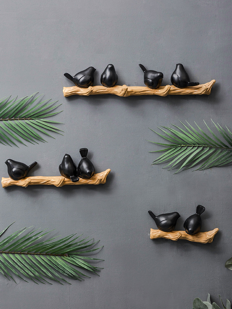 Three-dimensional bird treetop hook wall free punching fitting room hook clothing store Nordic wind wall clothes bag key
Three-dimensional bird treetop hook wall free punching fitting room hook clothing store Nordic wind wall clothes bag key