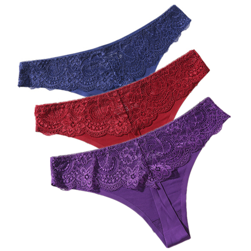 3 Pieces Lace Sexy Female Panties G-String Briefs Lingerie Low Waist Cotton Red Black White Hot Soft New T-back Underwear Woman, Skin
3 Pieces Lace Sexy Female Panties G-String Briefs Lingerie Low Waist Cotton Red Black White Hot Soft New T-back Underwear Woman, Skin