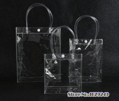 wholesale 28x28x10cm Clear display clothing bags, Transparent gift plastic bags handle cosmetic bag pack
wholesale 28x28x10cm Clear display clothing bags, Transparent gift plastic bags handle cosmetic bag pack