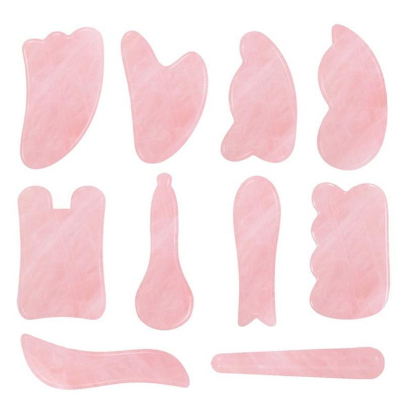 Natural Rose Quartz Jade Gua Sha Board Acupuncture Massage Face Lifting Stone Guasha Scraping Board Jade Facial Eye Massage Toolss
Natural Rose Quartz Jade Gua Sha Board Acupuncture Massage Face Lifting Stone Guasha Scraping Board Jade Facial Eye Massage Toolss
