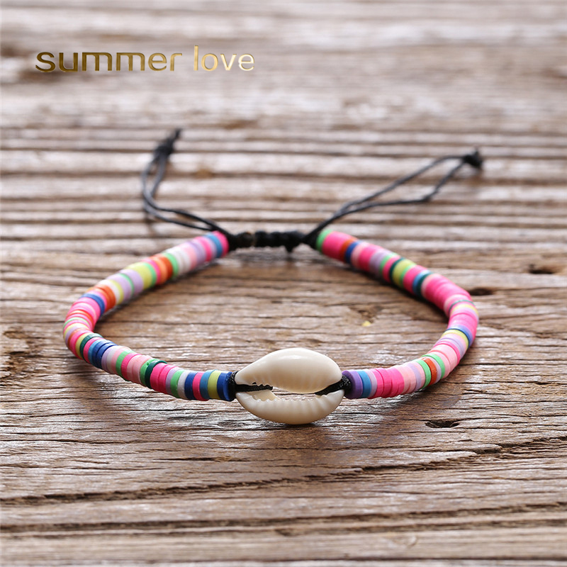 High Quality Colorful Resin Beads Bracelet Handmade Weave Adjustable Size Beads Bracelet for Women Bohemian Natural Shell Brecelet Jewelry
High Quality Colorful Resin Beads Bracelet Handmade Weave Adjustable Size Beads Bracelet for Women Bohemian Natural Shell Brecelet Jewelry