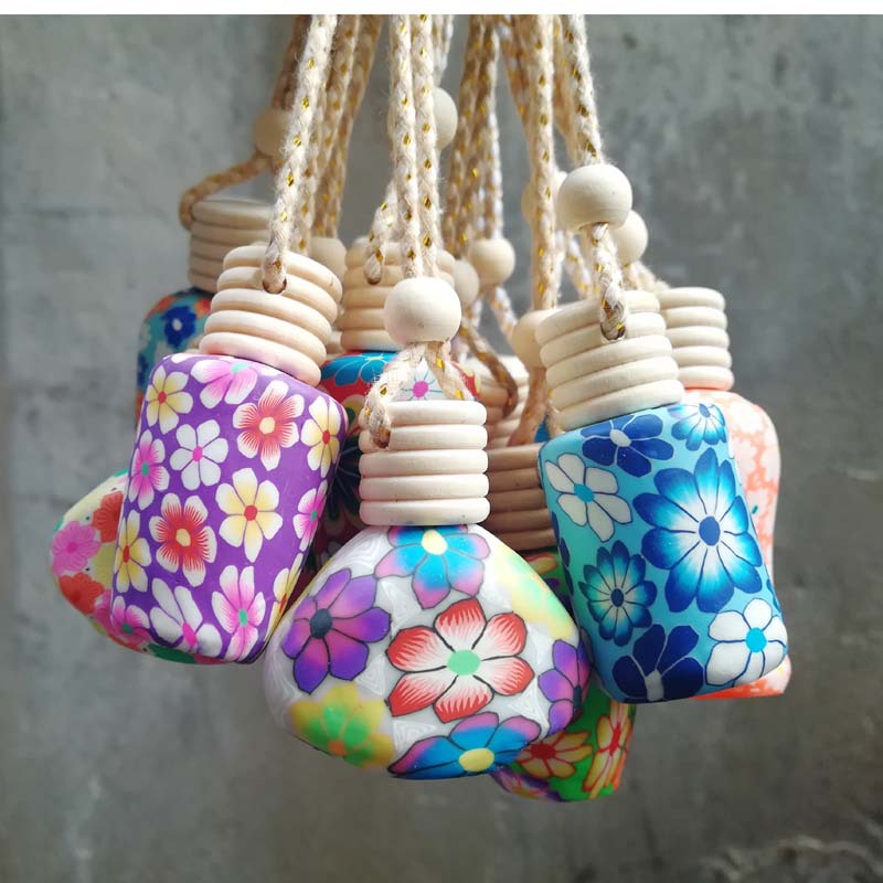New Perfume Bottle Polymer Clay Empty Perfume Glass Essential Oils Diffusers Fashion Car Pendant Car Hanging Ornament Packing Bottles Random
New Perfume Bottle Polymer Clay Empty Perfume Glass Essential Oils Diffusers Fashion Car Pendant Car Hanging Ornament Packing Bottles Random