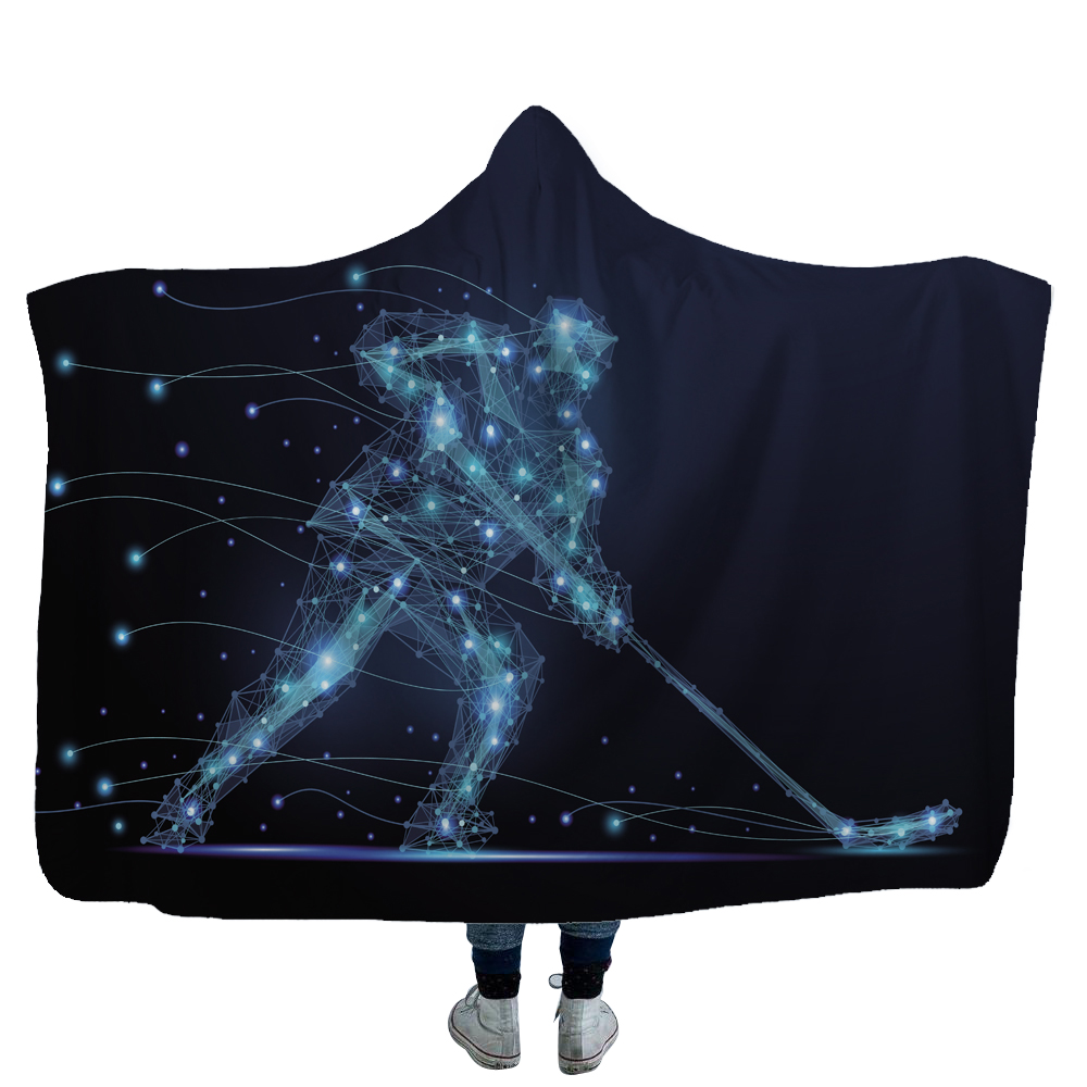 3D Digital Printing Hockey Hooded Blanket Pom Pom Throw Blanket Thickening Mantle Magic Cloak For Kids and Adults Home Textile
3D Digital Printing Hockey Hooded Blanket Pom Pom Throw Blanket Thickening Mantle Magic Cloak For Kids and Adults Home Textile