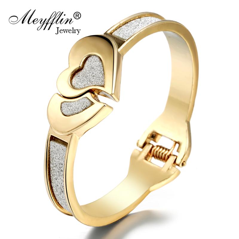 New Vintage Ladies Gold Heart to Heart Cuff Bracelets Bangles Charms Bracelet for Women Men Jewelry bijouterie
New Vintage Ladies Gold Heart to Heart Cuff Bracelets Bangles Charms Bracelet for Women Men Jewelry bijouterie