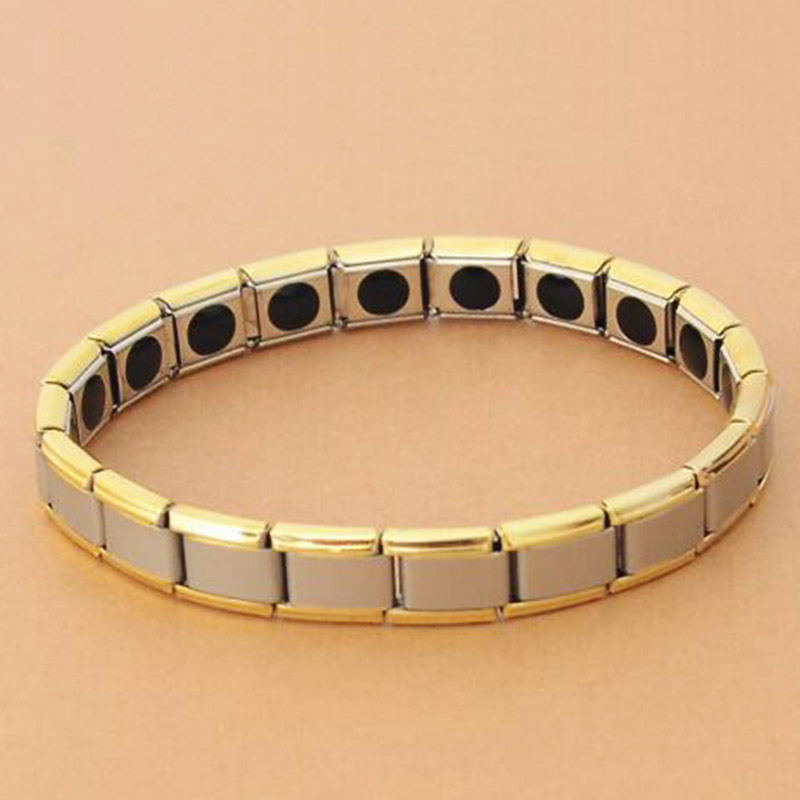 Sale 316L Titanium Health Care Therapy Bracelet Magnetic Relief Energy Men Women Bracelets For Lovers