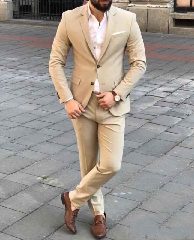 Two Pieces Beige Wedding Tuxedos 2020 Two Buttons Back Vent Mens Suit For Prom Best Man Suit Slim Fit Blazer Groom Tuxedos, Black
Two Pieces Beige Wedding Tuxedos 2020 Two Buttons Back Vent Mens Suit For Prom Best Man Suit Slim Fit Blazer Groom Tuxedos, Black