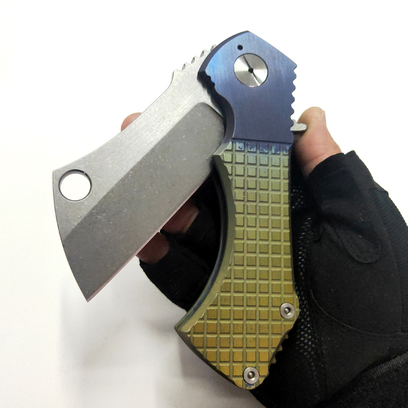 Limited Customization Version Heavy Folding Knife Stone-wash S35VN Blade Anodized Titanium Handle High Hardness Outdoor Camping Tools Tactic
Limited Customization Version Heavy Folding Knife Stone-wash S35VN Blade Anodized Titanium Handle High Hardness Outdoor Camping Tools Tactic