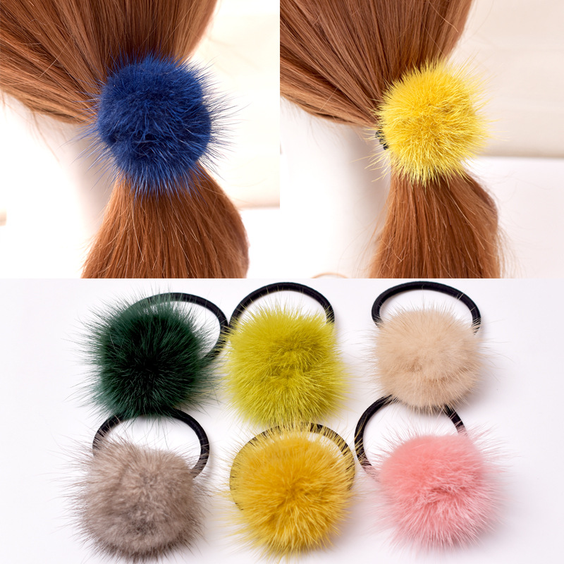 Luxury Mink fur Hair Scrunchie Elastic Hair Bands Solid Color Women Girls Headwear Ponytail Holder Hair Accessories, Blue
Luxury Mink fur Hair Scrunchie Elastic Hair Bands Solid Color Women Girls Headwear Ponytail Holder Hair Accessories, Blue