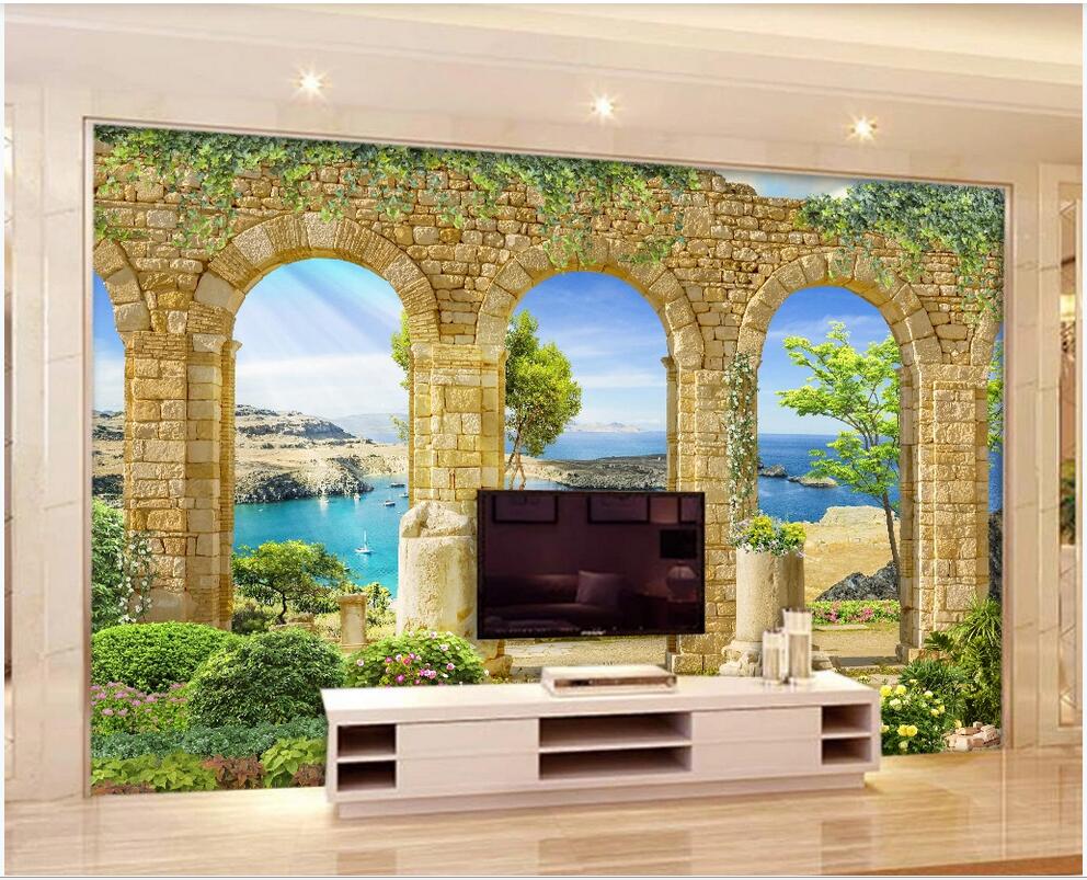 custom photo 3d wallpaper mural Roman column flower vine roll grass retro scenery exotic TV background home decor 3d wallpaper for walls, Non-woven
custom photo 3d wallpaper mural Roman column flower vine roll grass retro scenery exotic TV background home decor 3d wallpaper for walls, Non-woven