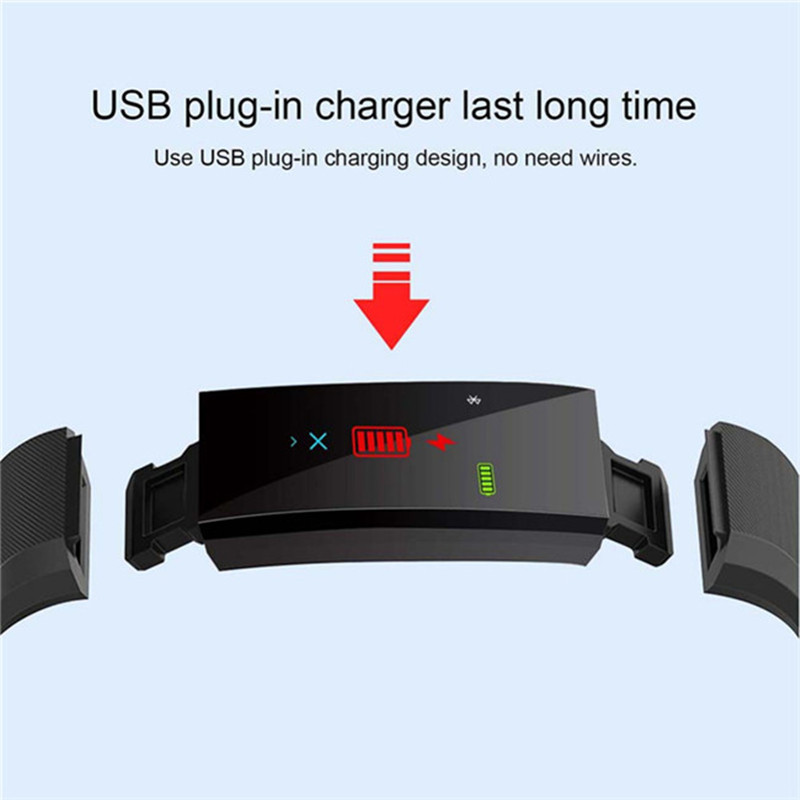 ID115 115 Plus Bracelet For Screen Fiess Tracker Pedometer Watch Counter Heart Rate Blood Pressure Monitor Smart Wristband Colorful free shipping free