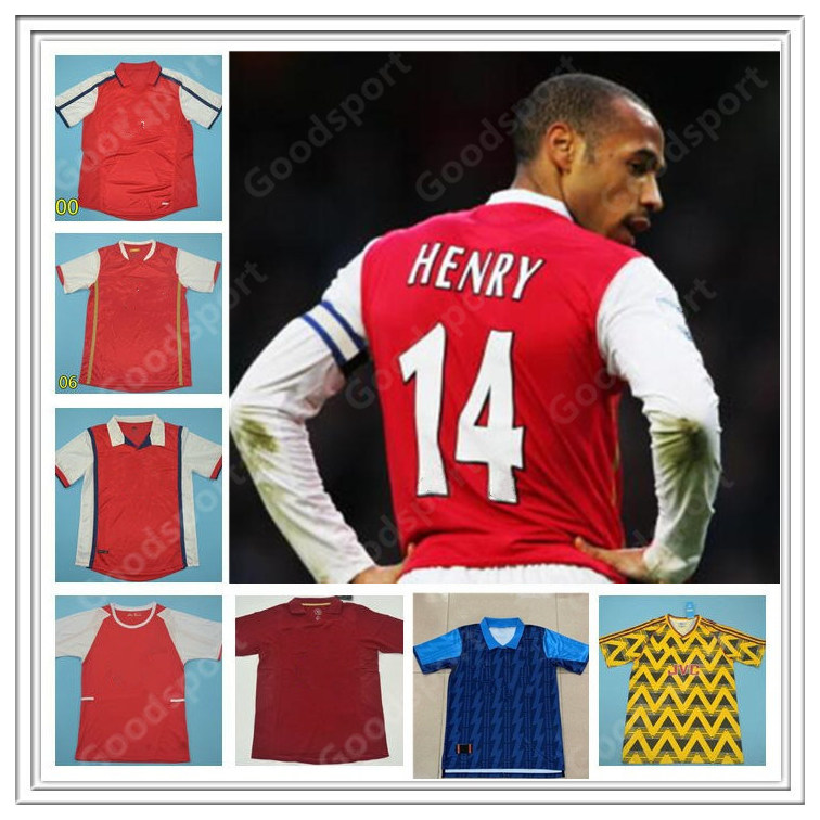 Retro Gunners Soccer Jerseys Shirts PIRES HENRY V. Persie Fabregas Rosicky REYES VIEIRA BERGKAMP football 05 06 94 91 93 98 02 04 07 97 94
Retro Gunners Soccer Jerseys Shirts PIRES HENRY V. Persie Fabregas Rosicky REYES VIEIRA BERGKAMP football 05 06 94 91 93 98 02 04 07 97 94