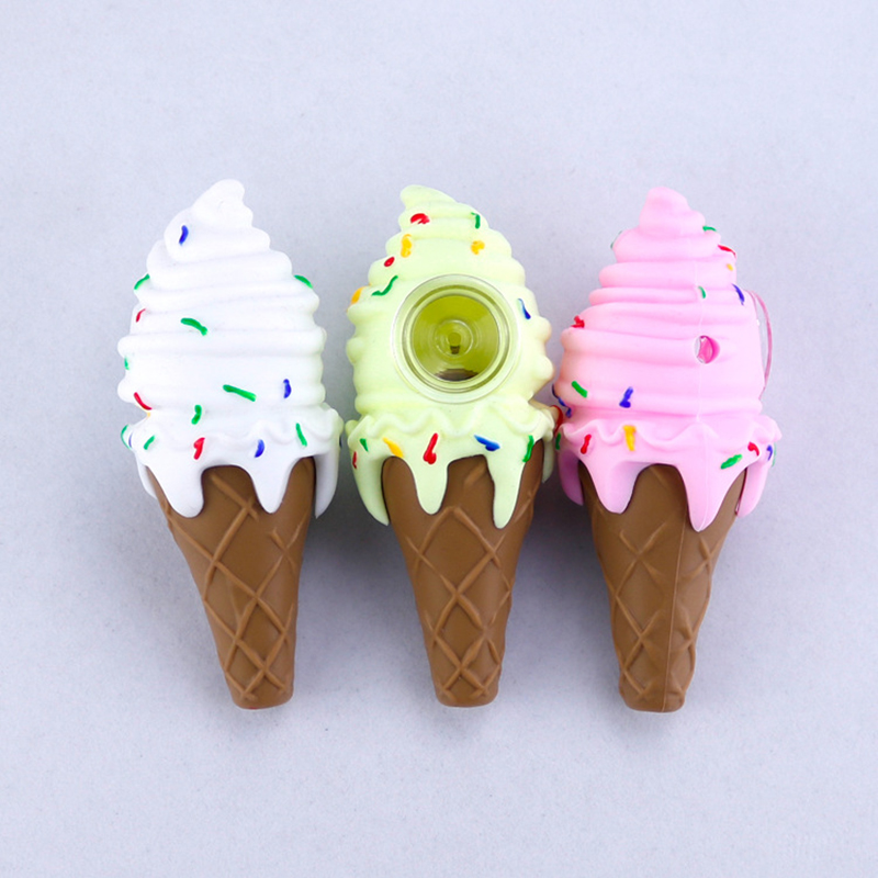 Creative ice cream pipe egg tube silicone hand smoking set is not easy to fall pipe hand spoon spoon
Creative ice cream pipe egg tube silicone hand smoking set is not easy to fall pipe hand spoon spoon