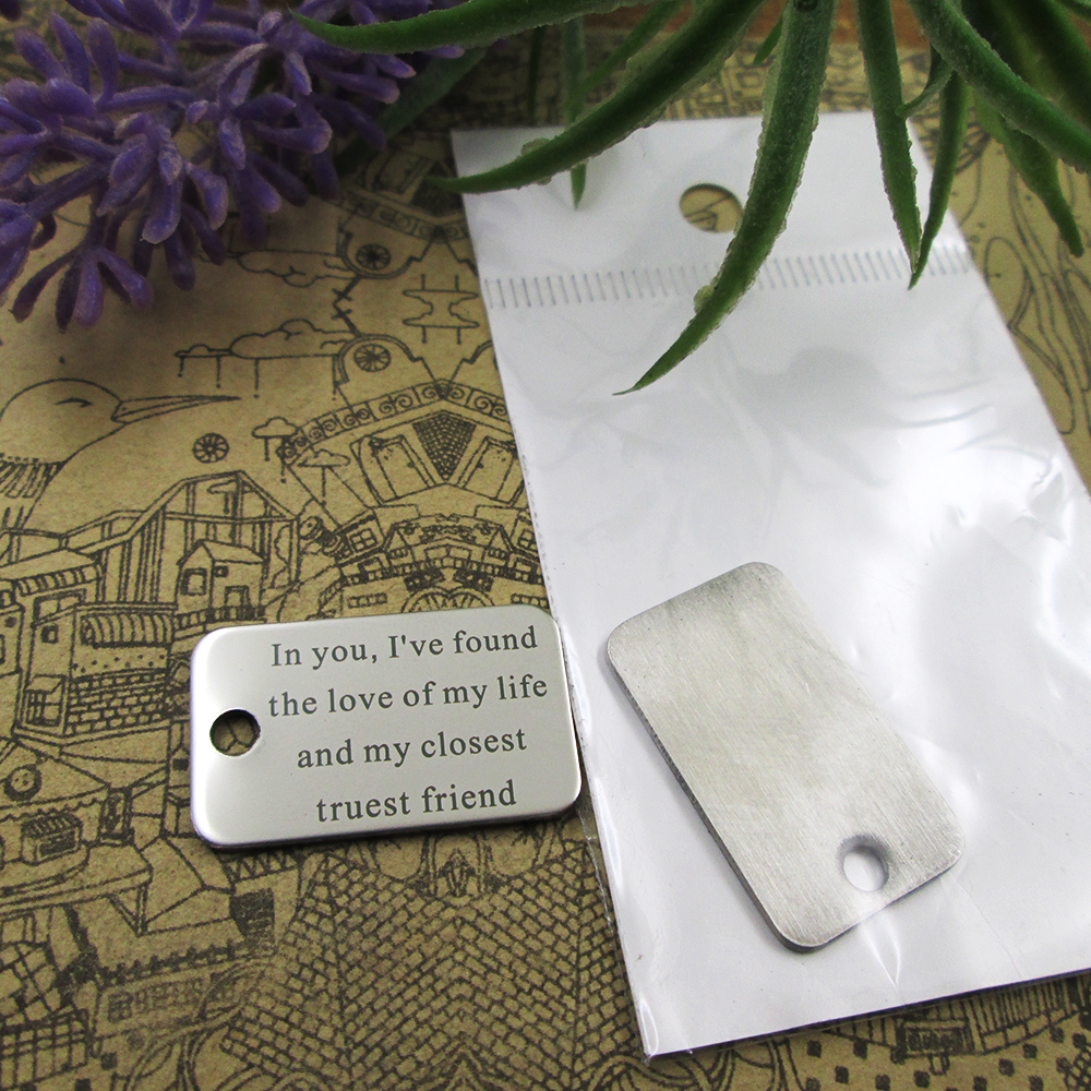 40pcs--"In you I've found the love of my life"stainless steel charms more style for choosing DIY Charms pendants for necklace
40pcs--"In you I've found the love of my life"stainless steel charms more style for choosing DIY Charms pendants for necklace