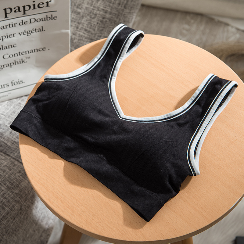 Women's Seamless Running Vest, Fitness Women's T-shirt Exercise Sports Bra Bottoming Anti-glare Quick-drying Yoga Top Nylon, Black
Women's Seamless Running Vest, Fitness Women's T-shirt Exercise Sports Bra Bottoming Anti-glare Quick-drying Yoga Top Nylon, Black