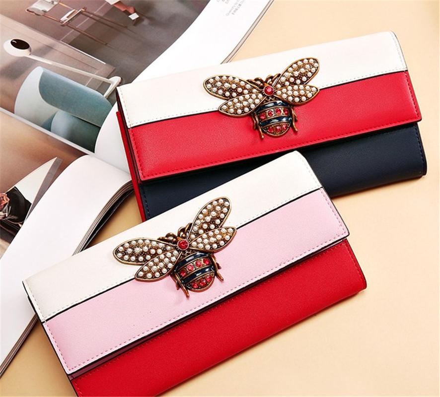 Designer Genuine Leather Wallet Brands Bee Purse Animal Style Female THREE Color Bag Girl Long Leather Wallet Fashion Hot Sale Newest, Red blue
Designer Genuine Leather Wallet Brands Bee Purse Animal Style Female THREE Color Bag Girl Long Leather Wallet Fashion Hot Sale Newest, Red blue