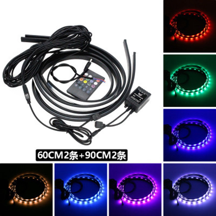 New car chassis lights colorful remote control lights one for four decorative led voice control atmosphere music r
New car chassis lights colorful remote control lights one for four decorative led voice control atmosphere music r