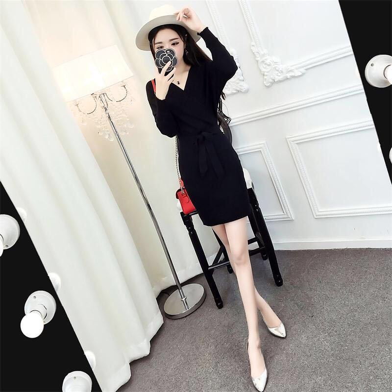 TiLeewon New Ladies Sweater Dress V Neck Computer Kintted Solid Color Sexy Dress Korean Style Joker Pullovers, Beige
TiLeewon New Ladies Sweater Dress V Neck Computer Kintted Solid Color Sexy Dress Korean Style Joker Pullovers, Beige