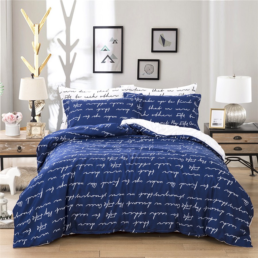Love Letter Printed Bedding Suit Quilt Cover 3 Pics Duvet Cover High Quality Bedding Sets Bedding Supplies Home Textiles
Love Letter Printed Bedding Suit Quilt Cover 3 Pics Duvet Cover High Quality Bedding Sets Bedding Supplies Home Textiles