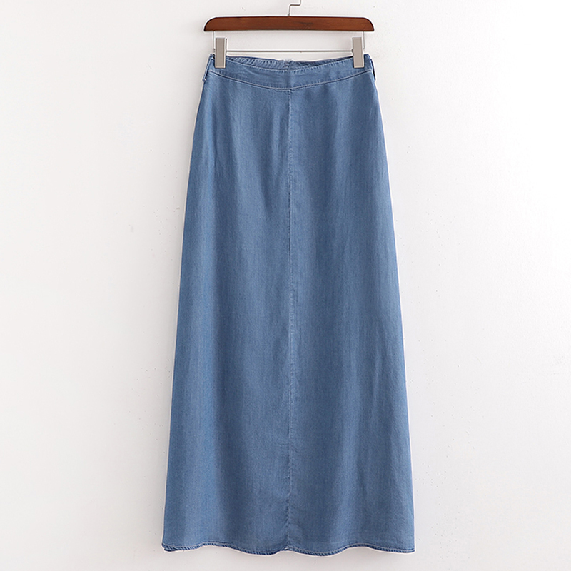 AGong Casual Loose Denim Skirts Women Fashion Solid A Line Skirt Women Elegant One Pocket Floor Length Skirts Female Ladies EP, Xdsk5677
AGong Casual Loose Denim Skirts Women Fashion Solid A Line Skirt Women Elegant One Pocket Floor Length Skirts Female Ladies EP, Xdsk5677