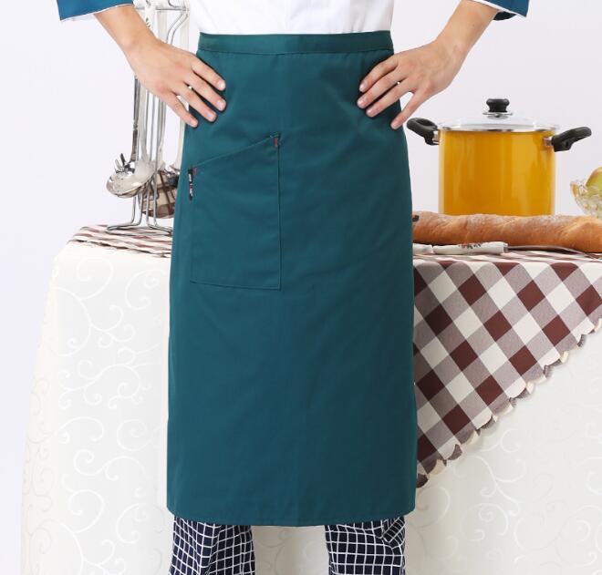 Half Waist Apron for Cooker Cafe Server Waiter Waitress Kitchen Cooking Hotel Chef Aprons Chef Uniforms Waist Apron