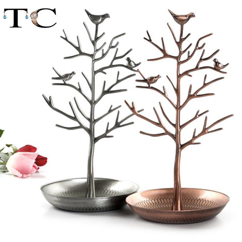 Multi Colors Bird Tree Earrings Ring Jewelry Stand Showcase Jewelry Watch Display Organizer Holder Show Rack Packaging
Multi Colors Bird Tree Earrings Ring Jewelry Stand Showcase Jewelry Watch Display Organizer Holder Show Rack Packaging