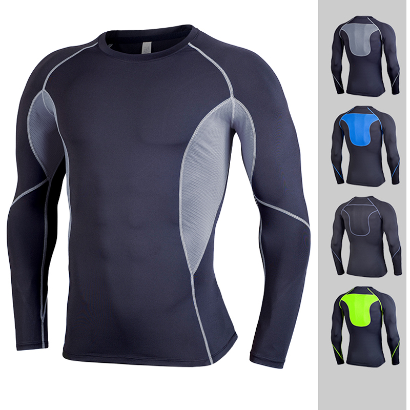 Men Compression Shirts Tight T-shirt Long Sleeves Thermal Under Top Fitness Base Layer Weight Lifting Wear free shipping, Colour 3
Men Compression Shirts Tight T-shirt Long Sleeves Thermal Under Top Fitness Base Layer Weight Lifting Wear free shipping, Colour 3