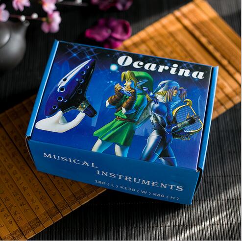 Whole Musical Instruments Legend of Zelda Ceramic 12 Holes Ocarina Flute Highquality in Stock180a1275801