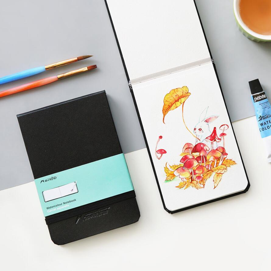 Mairtini leather watercolor book 300g watercolor paper A6 hand book hand-painted sketch travel portable painting Art supplies
Mairtini leather watercolor book 300g watercolor paper A6 hand book hand-painted sketch travel portable painting Art supplies