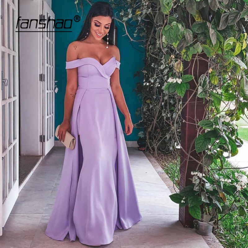 Lilac Muslim Evening Dresses Satin Detachable Off the Shoulder Simple Islamic Dubai Saudi Arabic Prom Dress Evening Gown, Black
Lilac Muslim Evening Dresses Satin Detachable Off the Shoulder Simple Islamic Dubai Saudi Arabic Prom Dress Evening Gown, Black