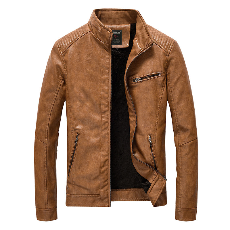 2020 Mens PU Leather Jacket Fleece and Thicken Male Coats Motorcycle Clothing Men Warm Mens Streetwear Pilot Leather Jacket, Fleece black
2020 Mens PU Leather Jacket Fleece and Thicken Male Coats Motorcycle Clothing Men Warm Mens Streetwear Pilot Leather Jacket, Fleece black