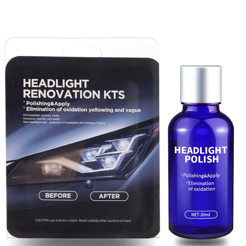 High Qulaity 30ML Headlight Restoration Kit Car Light Repair Hydrophobic Glass Coating Cars Polish Auto Ceramic Coat Plating