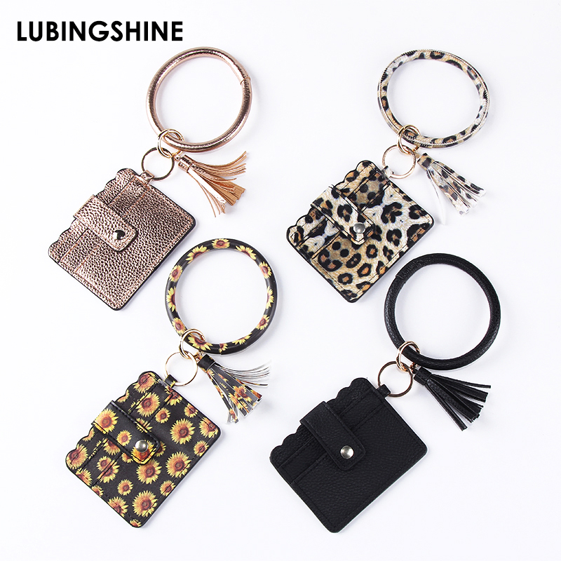 Fashion Jewelry Leather Bracelets Bangles Tassel Peandant Women Large Key Holder Keyring Leather Bangle With Wallet Keychain
Fashion Jewelry Leather Bracelets Bangles Tassel Peandant Women Large Key Holder Keyring Leather Bangle With Wallet Keychain