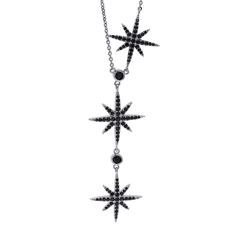 Wholesale- Eight-pointed Star Necklace European and American Fashion Wild Decorations Shining Eight-pointed Star Necklace Adjustable Clavic
Wholesale- Eight-pointed Star Necklace European and American Fashion Wild Decorations Shining Eight-pointed Star Necklace Adjustable Clavic