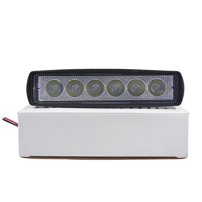 Vehicle 18W Flood LED Work Light Bar ATV Spotlight Fog Driving Lamp Offroad SUV Car Truck Trailer Tractor
