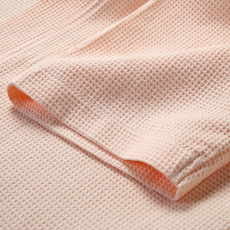 Men's Sleepwear 5 Star El Bathrobe Knee Length Summer Robe Cotton Waffle Bath Plus Size Kimono Men Women Dressing Gown