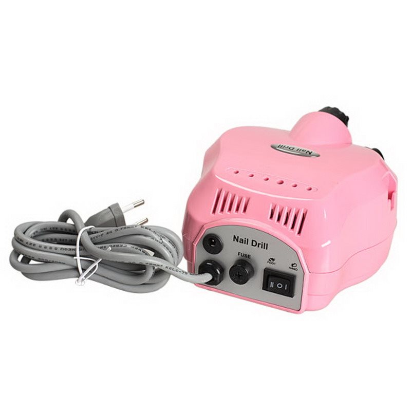 Pro Electric Nail Pen Nail Drill Polishing Machine Pink Gold Milling Cutters Manicure Pedicure Nail Accessories Grinding Heads
