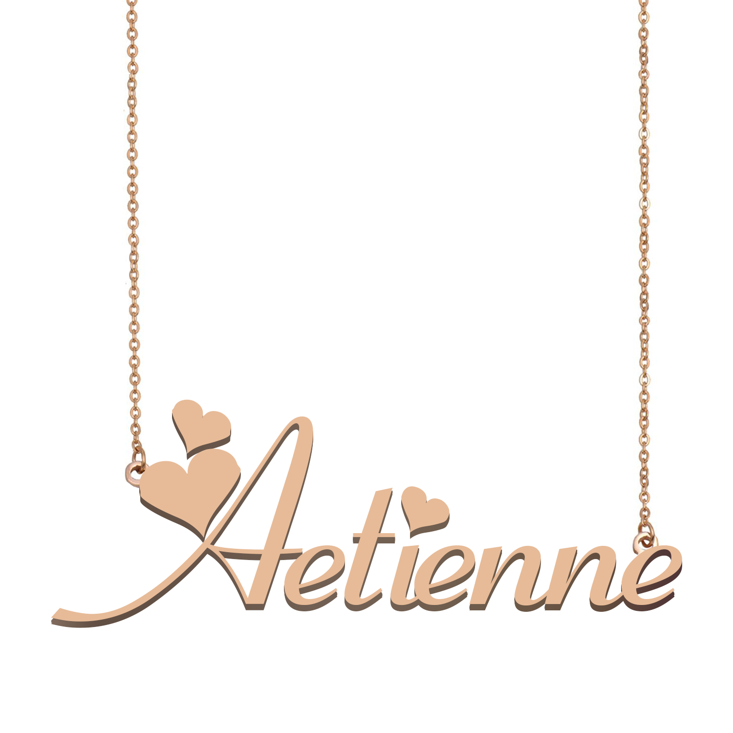Aetienne Name Necklace Pendant for Women Girls Birthday Gift Custom Nameplate Children Best Friends Jewelry 18k Gold Plated Stainless Steel, Silver
Aetienne Name Necklace Pendant for Women Girls Birthday Gift Custom Nameplate Children Best Friends Jewelry 18k Gold Plated Stainless Steel, Silver