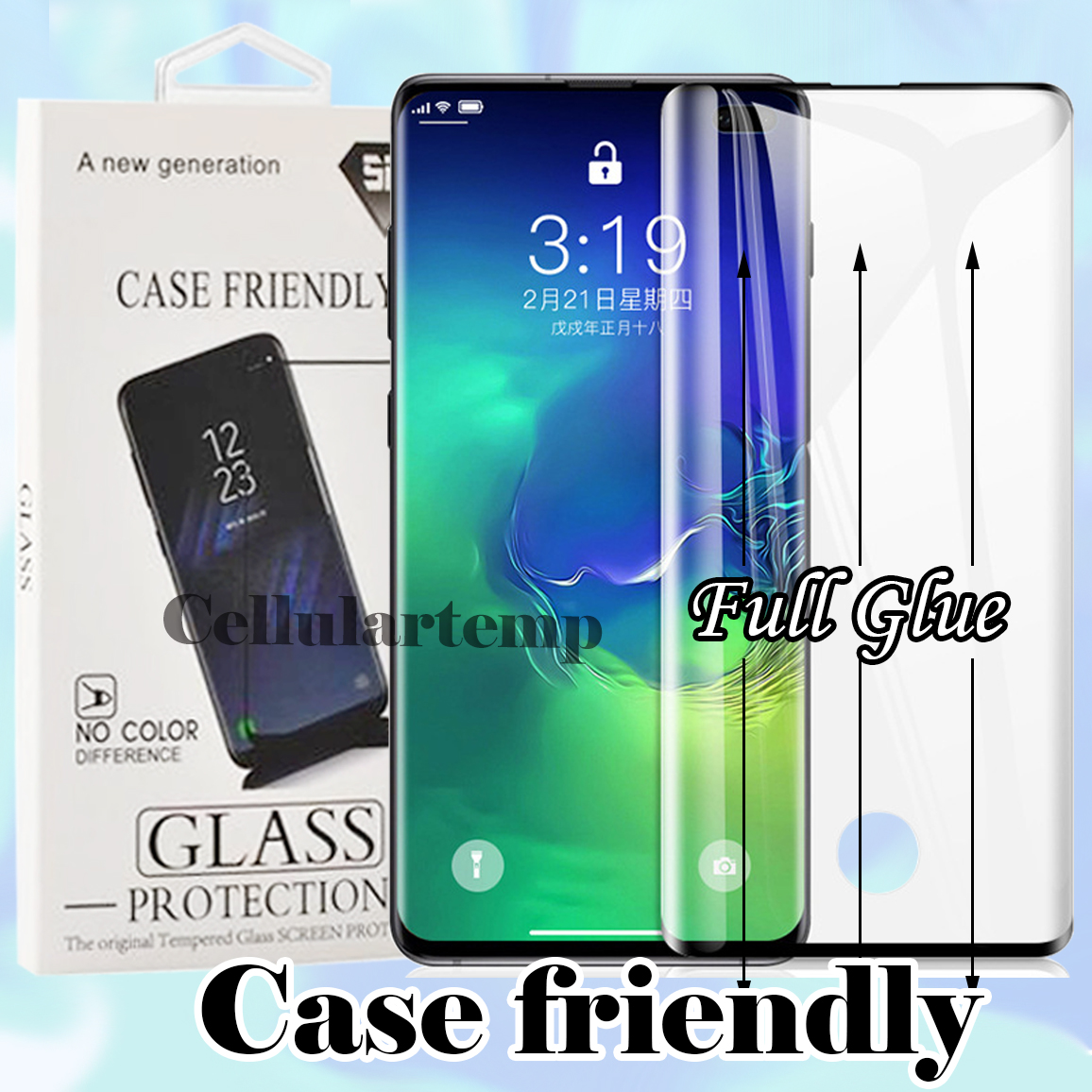 0.3MM Case Friendly Full Glue Curved Tempered Glass For Samsung Galaxy Note10 S10E S9 8 Plus S7Edge
0.3MM Case Friendly Full Glue Curved Tempered Glass For Samsung Galaxy Note10 S10E S9 8 Plus S7Edge